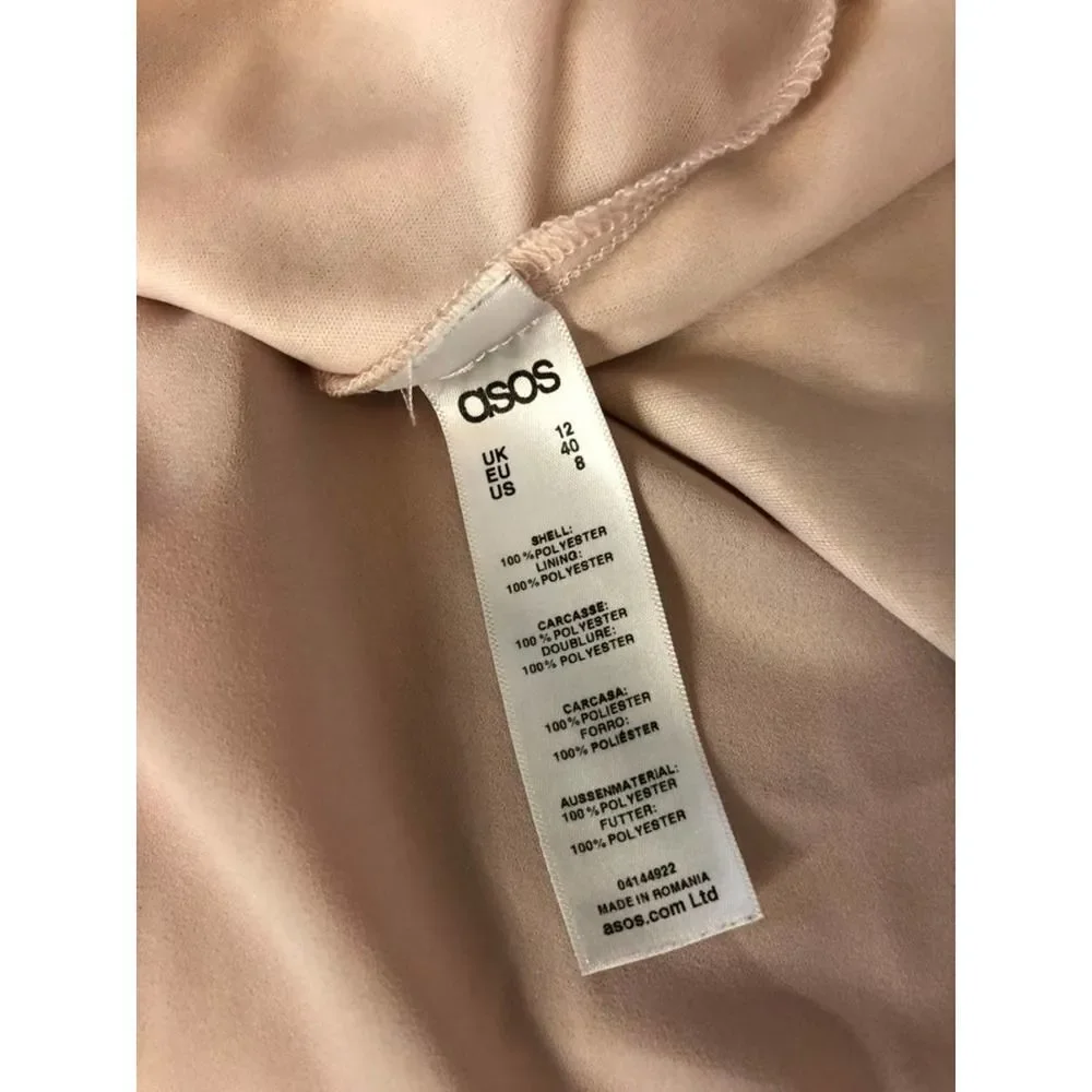 Asos Light Pink Party Dress size 8